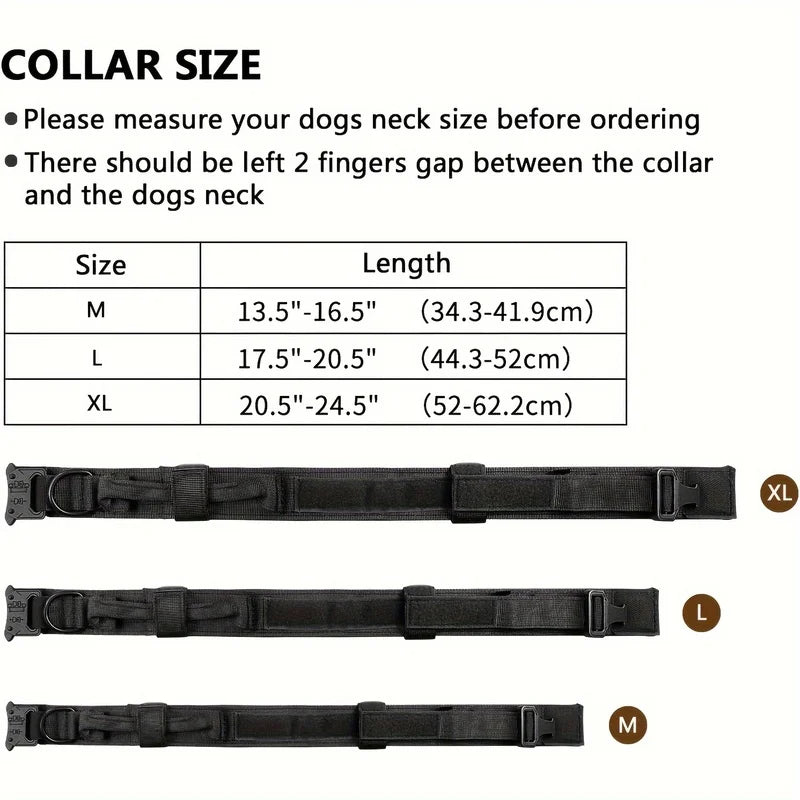 Heavy-Duty Tactical Dog Collar -