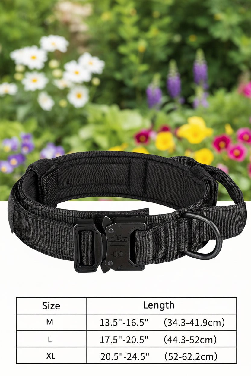 Heavy-Duty Tactical Dog Collar -