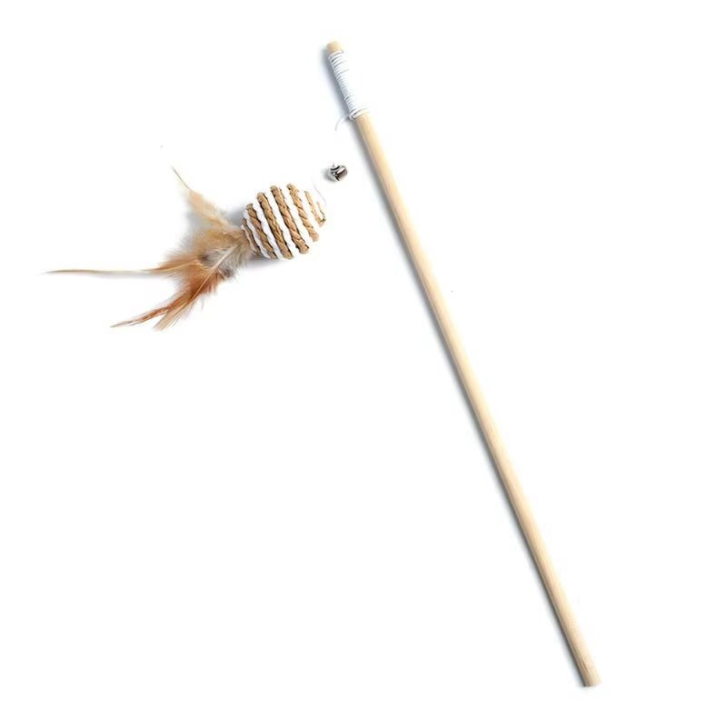 FurrNix Interactive Feather Wand Cat Toy -