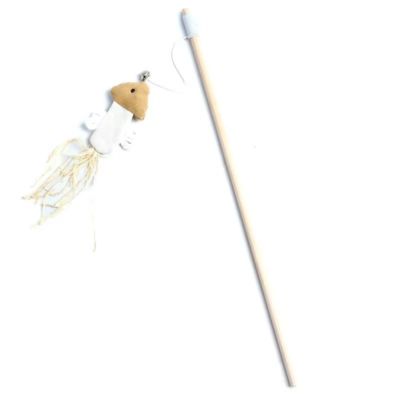 FurrNix Interactive Feather Wand Cat Toy -
