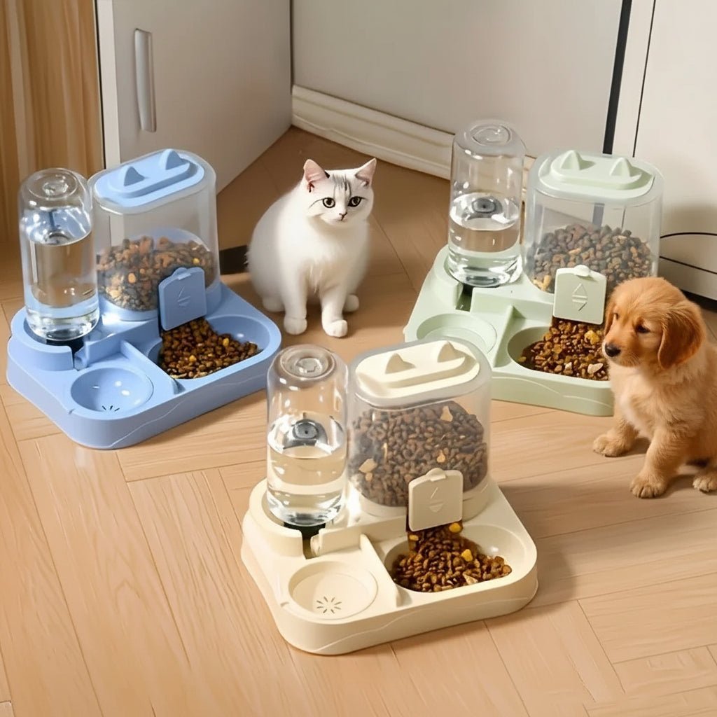 FurrNix 2-in-1 Automatic Pet Feeder & Water Dispenser -