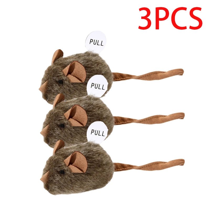 FurrNix Interactive Squeaky Mouse Cat Toy -