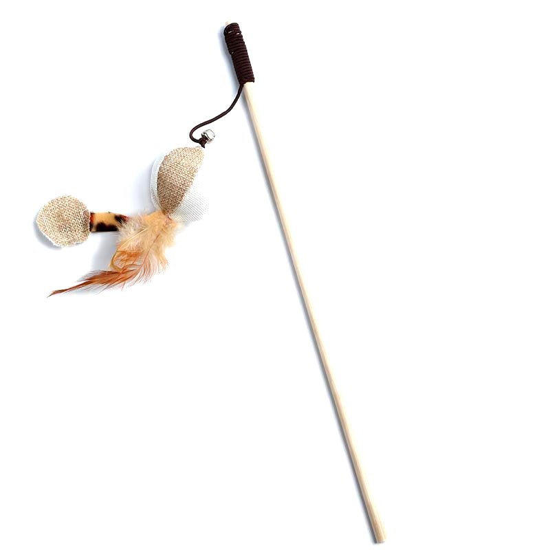 FurrNix Interactive Feather Wand Cat Toy -
