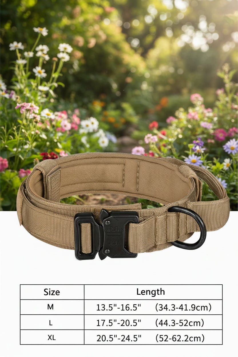 Heavy-Duty Tactical Dog Collar -