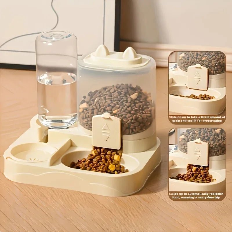 FurrNix 2-in-1 Automatic Pet Feeder & Water Dispenser -