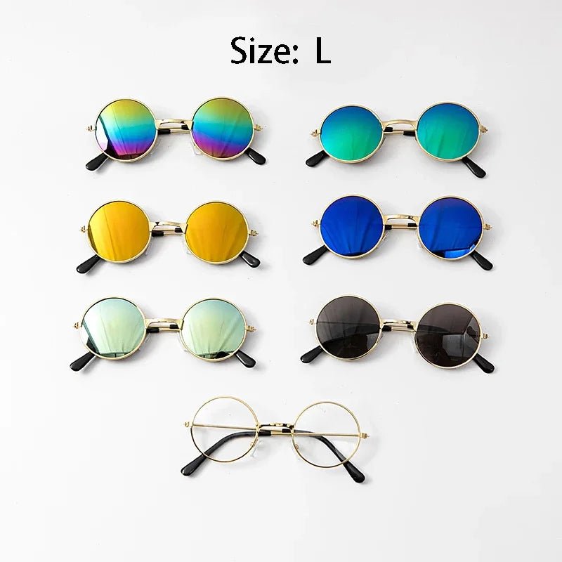 FurrNix Vintage Round Pet Sunglasses -
