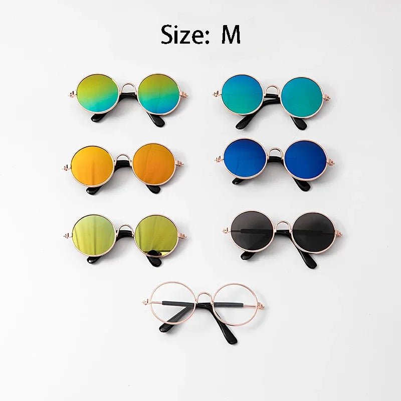 FurrNix Vintage Round Pet Sunglasses -