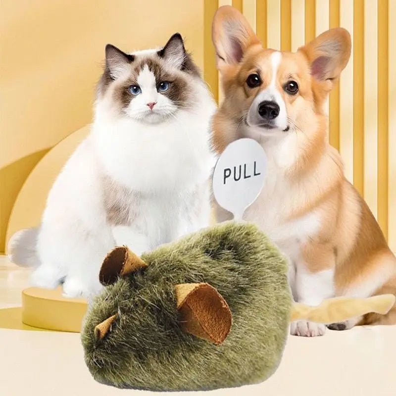 FurrNix Interactive Squeaky Mouse Cat Toy -