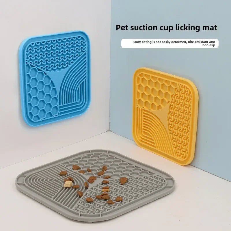 FurrNix Silicone Slow Feed Lick Mat for Cats & Dogs -