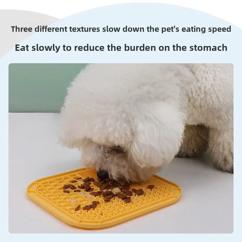 FurrNix Silicone Slow Feed Lick Mat for Cats & Dogs -