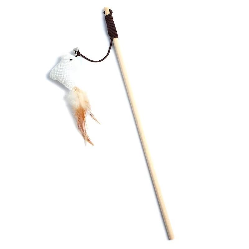 FurrNix Interactive Feather Wand Cat Toy -