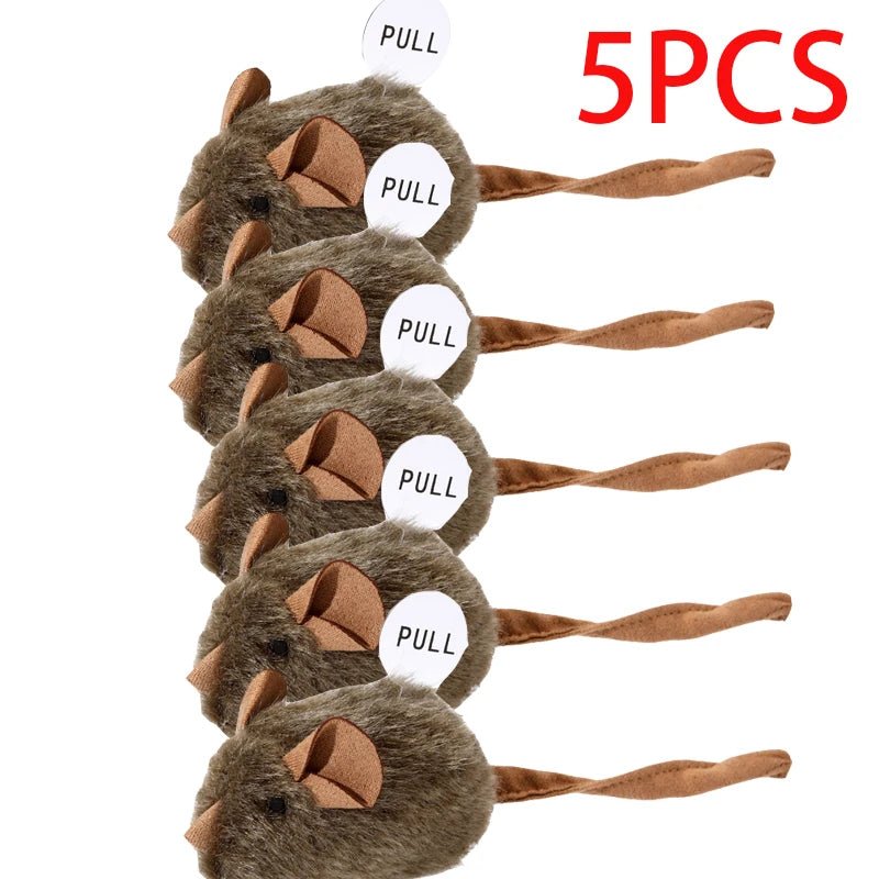 FurrNix Interactive Squeaky Mouse Cat Toy -