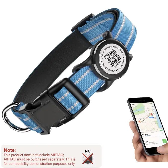 FurrNix Smart AirTag Dog Collar Set -