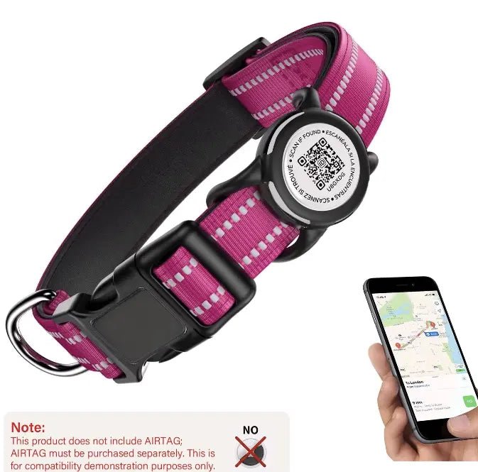 FurrNix Smart AirTag Dog Collar Set -