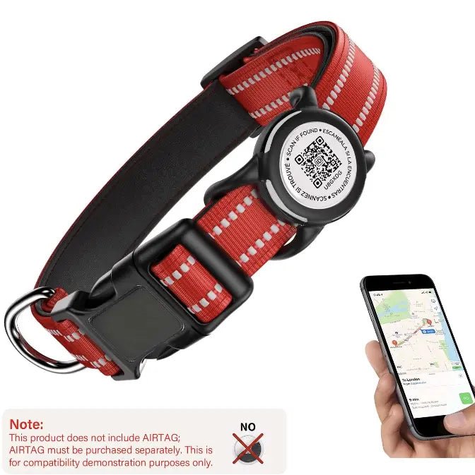FurrNix Smart AirTag Dog Collar Set -