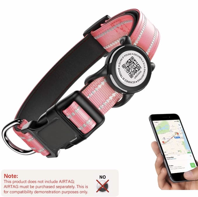 FurrNix Smart AirTag Dog Collar Set -