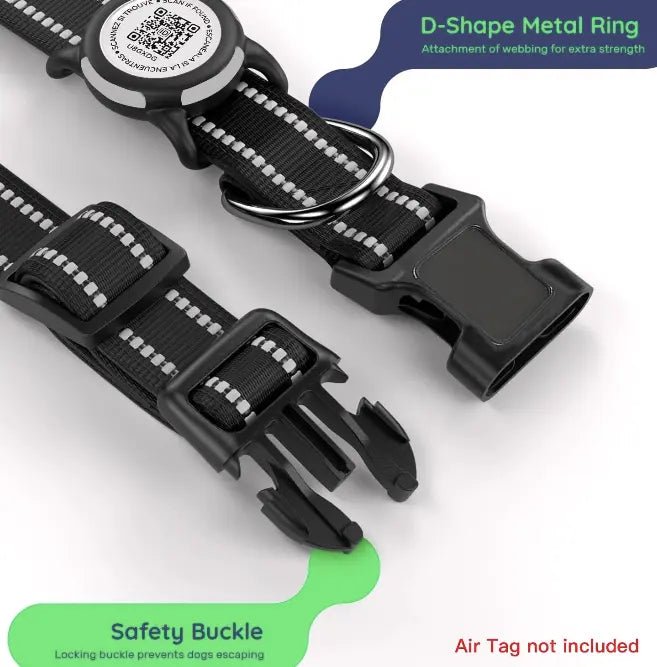 FurrNix Smart AirTag Dog Collar Set -