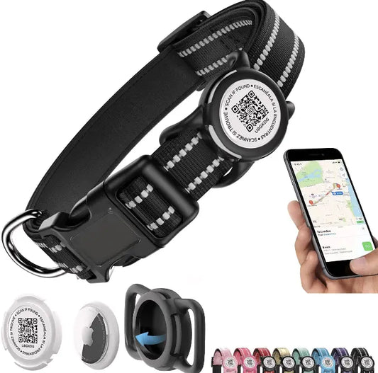 FurrNix Smart AirTag Dog Collar Set -