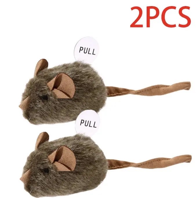 FurrNix Interactive Squeaky Mouse Cat Toy -