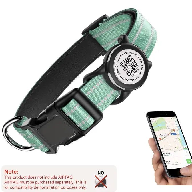FurrNix Smart AirTag Dog Collar Set -