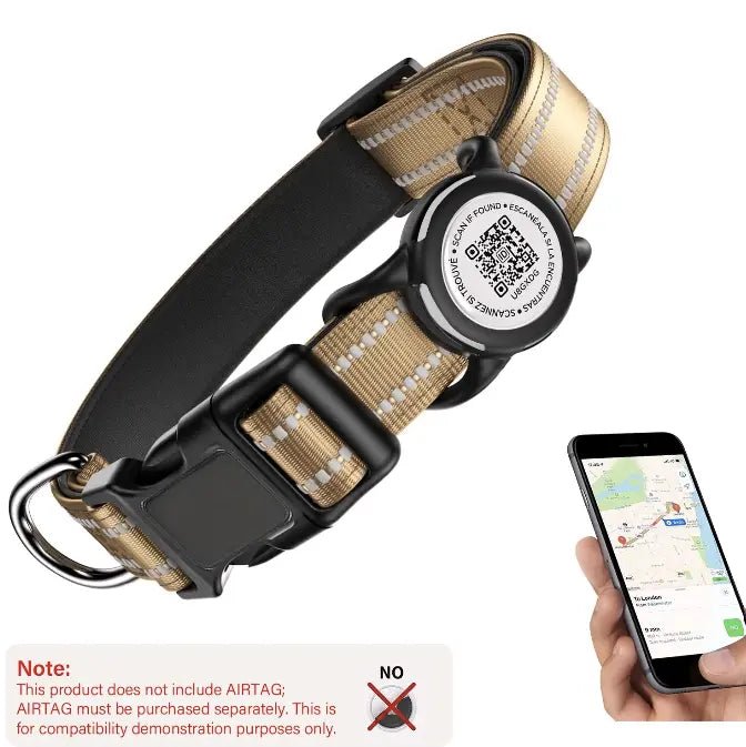 FurrNix Smart AirTag Dog Collar Set -