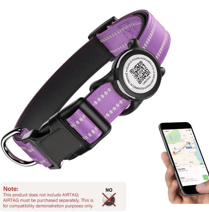 FurrNix Smart AirTag Dog Collar Set -