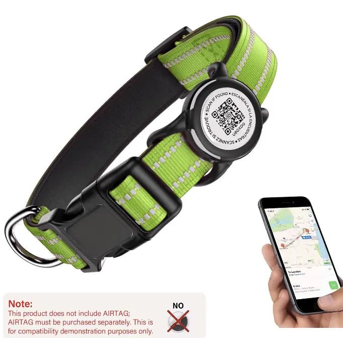 FurrNix Smart AirTag Dog Collar Set -